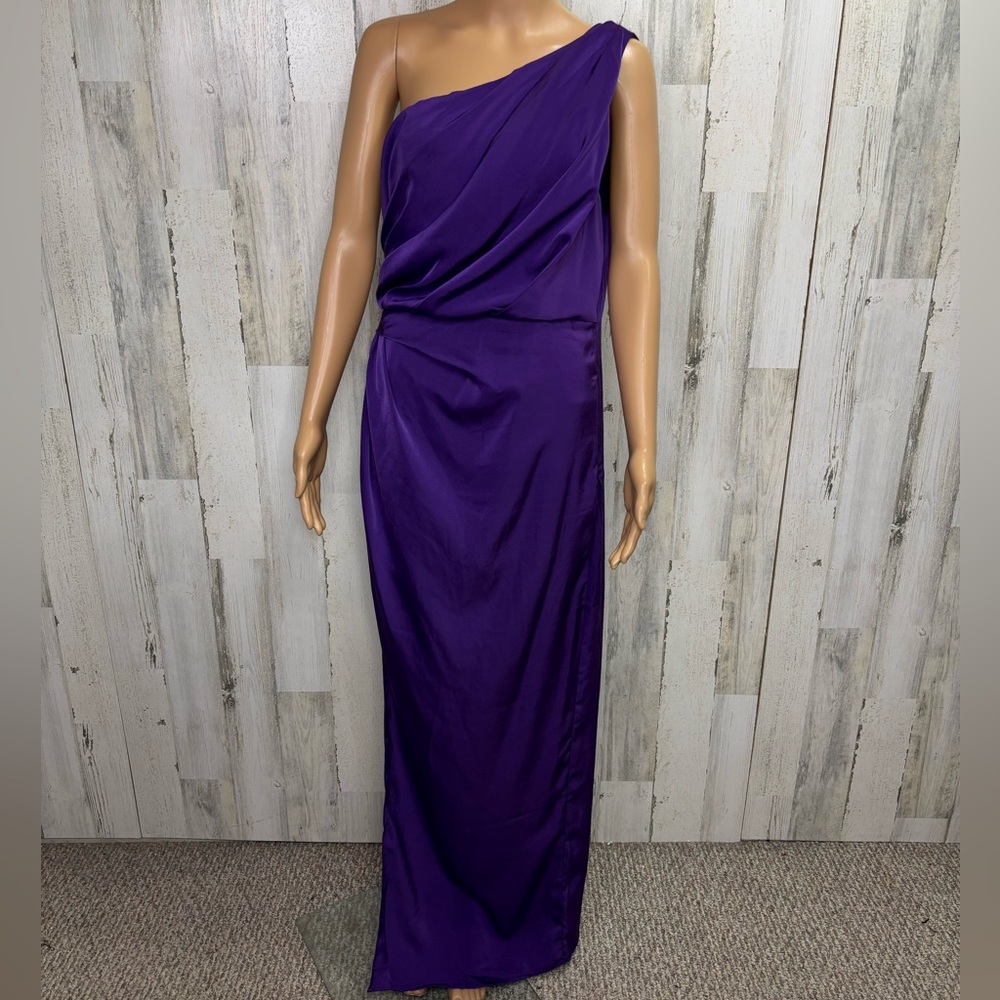 DO+BE Vibrant‎ Purple One-Shoulder Dress - Picture 2 of 10